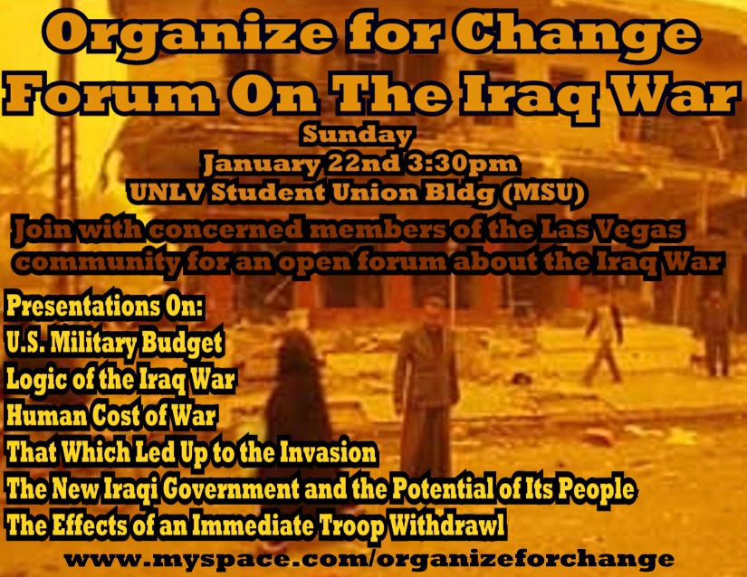 Organize For Change...